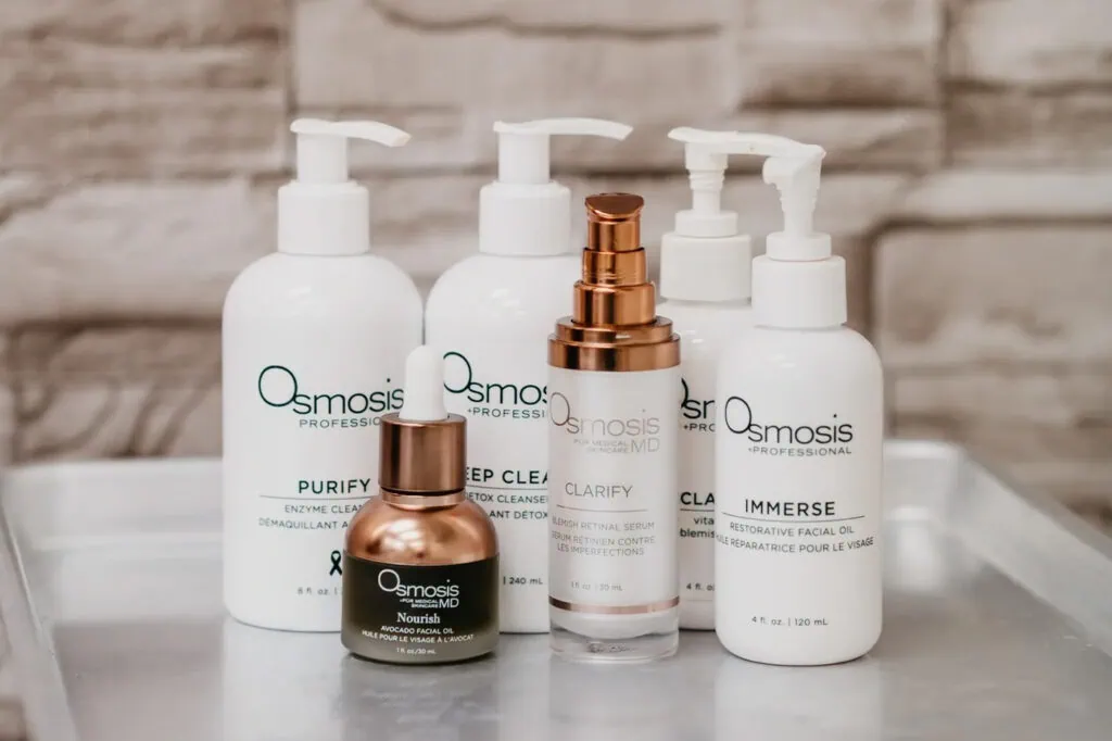 Osmosis Skincare product line Osmosis Skincare product line